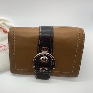 Brown Leather coach Wallet